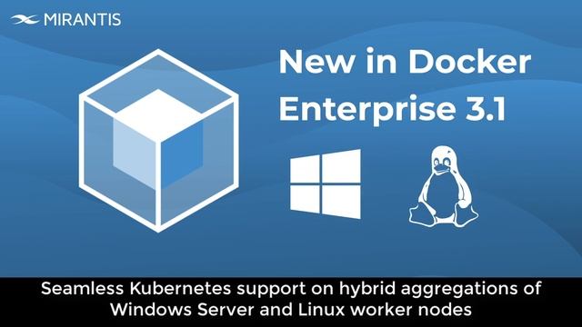 Mirantis Kubernetes Engine (formerly Docker Enterprise) v3.1 | Solution Overview смотреть онлайн