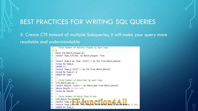 TOP 10 SQL Best Practices смотреть онлайн