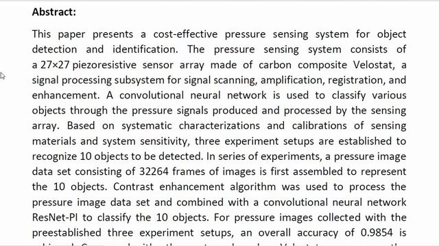 Velostat Sensor Array for Object Recognition смотреть онлайн