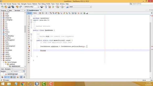 Java Networking Find Ip Address