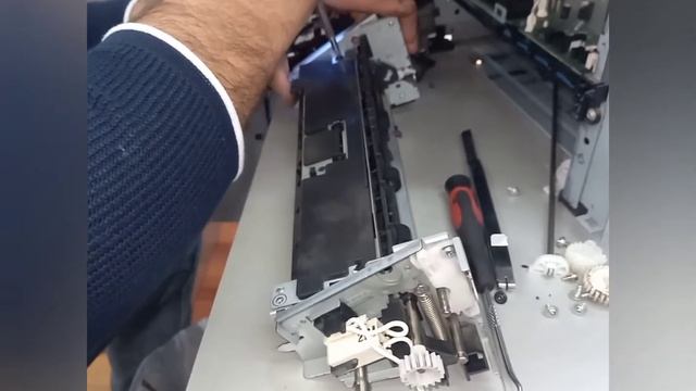 Canon MF411dw ремонт печки и замена термопленки смотреть онлайн