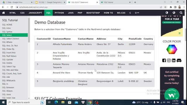 2. SQL SELECT cơ bản смотреть онлайн
