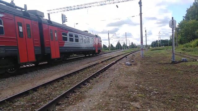 Электропоезд ЭД9Э-0012 Следует По Перегону Окская-Арзамас-2 смотреть онлайн
