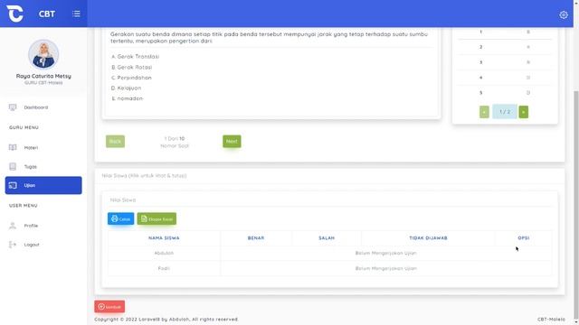Aplikasi E Learning & Ujian Online berbasis website menggunakan laravel 8 смотреть онлайн