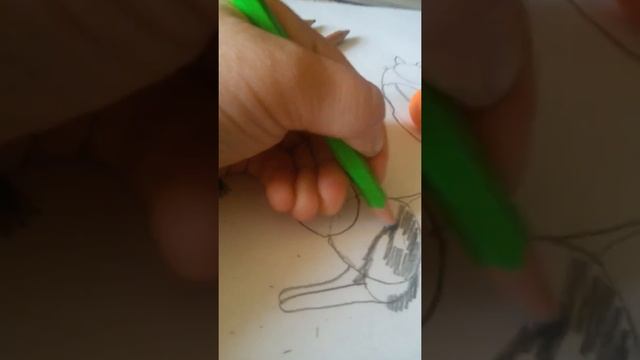 Как рисовать кошку для начинающих смотреть онлайн