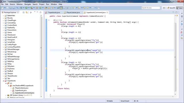 Bukkit Plugin Speed Code 2 (Superboots part 1/3) смотреть онлайн