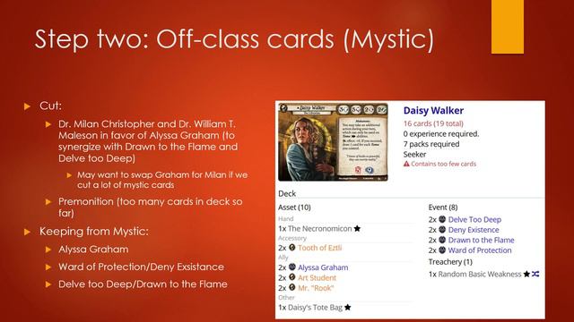 Arkham Horror LCG Basic Deckbuilding Guide 02: Daisy Walker смотреть онлайн