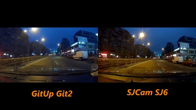 SJCam SJ6 Legend versus GitUp Git2 Lowlight DashCam Test смотреть онлайн