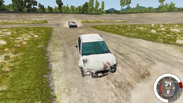 Дерби на выживание на бюджетных тачках! (BeamNG) смотреть онлайн