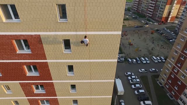 Амур Экстрим, С понедельника начну, спуск с крыши здания. Видео с высоты! HD смотреть онлайн
