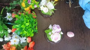 ?Цветы из мыла в куполе? Сборка букетов?МК? Мыловарение?