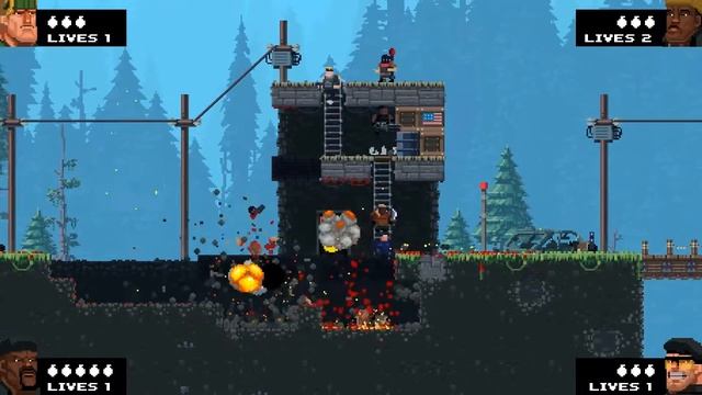 The Expendabros - 4 Player Co-Op Gameplay смотреть онлайн