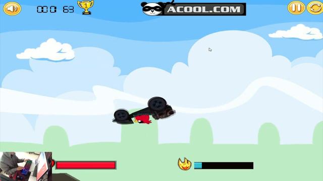 Angry Birds Cross Country - GRAND PRIX RACING THROUGH SPIKE WITH BLACK CAR!! смотреть онлайн