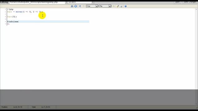 PHP tutorial Part 9 - PHP Arrays смотреть онлайн