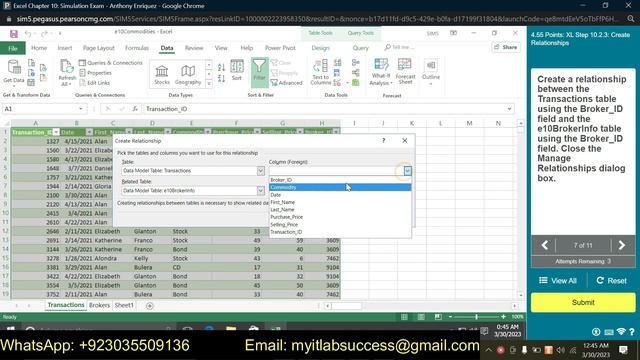 Excel Chapter 10 Simulation Exam | Excel Chapter 10 Simulation Exam смотреть онлайн