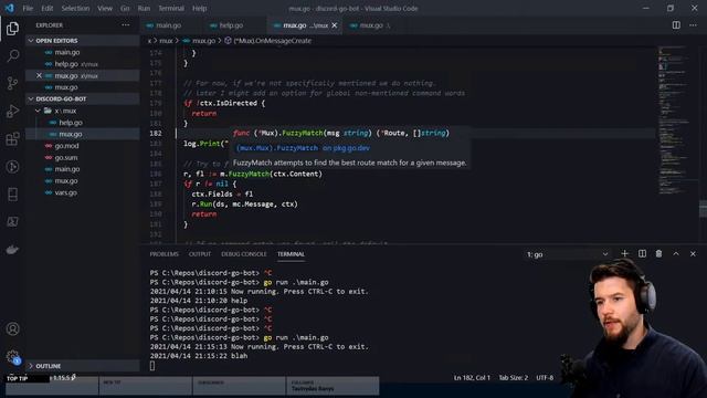 ? Building a Discord Bot with Go! смотреть онлайн