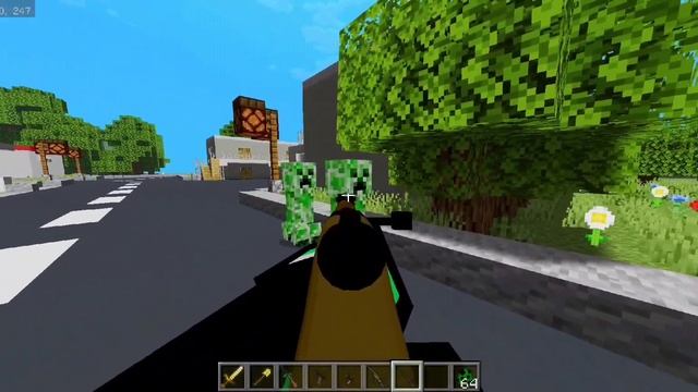 МОД НА 3Д ОРУЖИЕ 2 МИРОВОЙ ВОЙНЫ ДЛЯ МАЙНКРАФТ ПЕ | 3Д ОРУЖИЕ В МАЙНКРАФТ