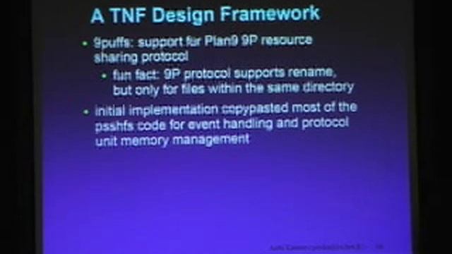 Send and Receive of File System Protocols: Userspace Approach With puffs, Antti Kantee смотреть онлайн