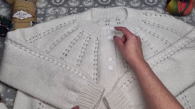 Итоги декабря.Готовые работы, новая пряжа. смотреть онлайн