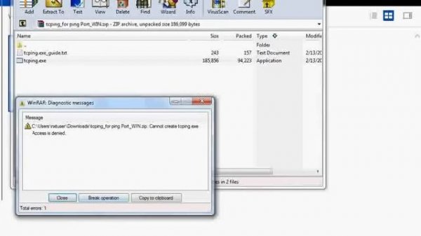How to Ping Port Number by TCP/IP