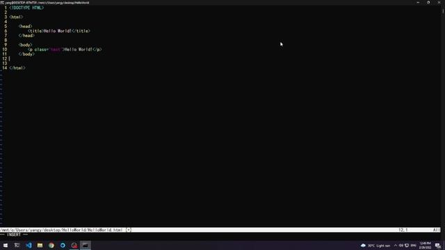Programming a HelloWorld WebPage with NeoVim ASMR #neovim #html #css смотреть онлайн