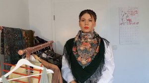 Павловопосадские платки. Как носить Павловопосадские шали. Моя коллекция.