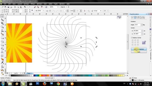 video tutorial corel X4 membuat background art matahari.flv смотреть онлайн