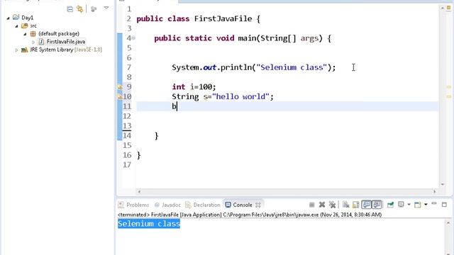 Selenium Tutorial Training Day 1 Java Testng Webdriver смотреть онлайн