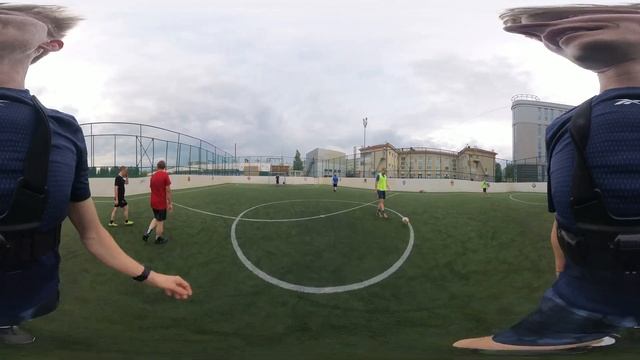 27.07.23 футбол от первого лица с камерой Insta 360 x3 смотреть онлайн