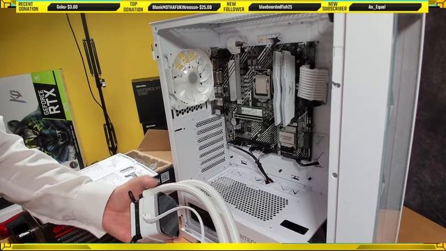 White Budget Pc Build, Montech Air 1000 Case, 11700kf, Rtx 3060