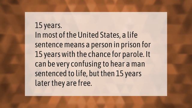 What does 25 years to life without the possibility of parole mean? смотреть онлайн
