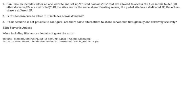 DevOps & SysAdmins: Sharing includes files with PHP across domains on shared hosting смотреть онлайн