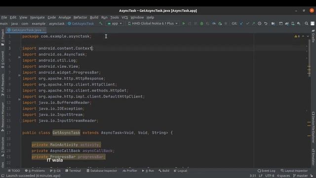 ANDROID - HTTP REQUEST USING ASYNCTASK, TUTORIAL IN JAVA смотреть онлайн