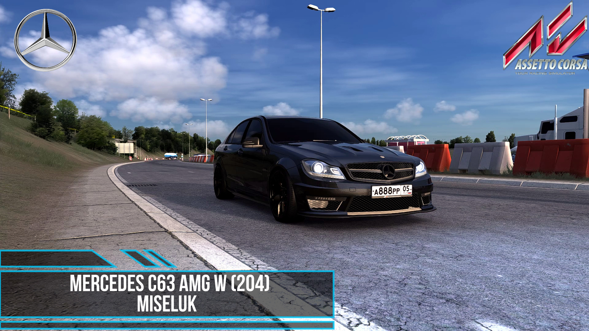 Mercedes C63 AMG W(204) - Miseluk | Assetto Corsa.mp4 смотреть онлайн