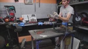 Самодельный триммер из болгарки. Проект закончен