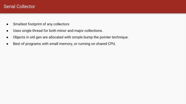 Choose the best Garbage Collector in Java смотреть онлайн