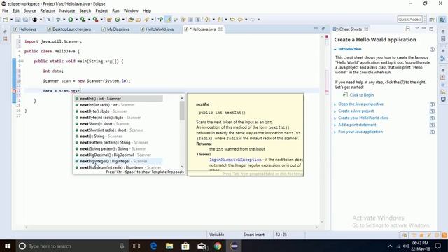 JAVA: Using Scanner Class to read user input in Hindi смотреть онлайн