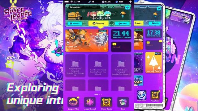 Space Leaper: Cocoon - Global Launch/Hype Impressions/Waifu Collector/Android Gameplay смотреть онлайн