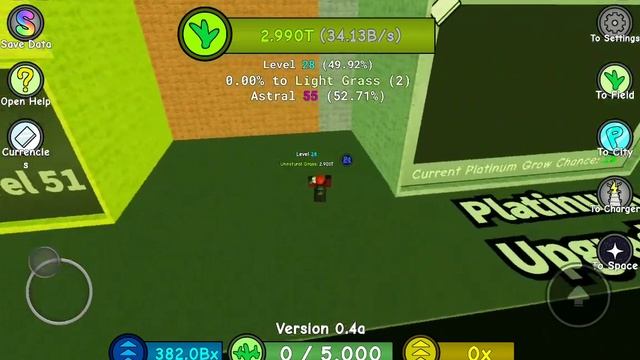 Recelerator Unlocked! | Grass Cutting Incremental