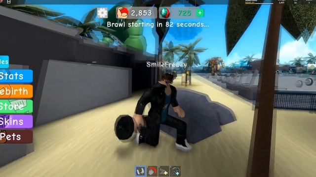 КАК СТАТЬ САМЫМ СИЛЬНЫМ? - Симулятор КАЧКА В РОБЛОКС weight lifting simulator детский летсплей смотреть онлайн