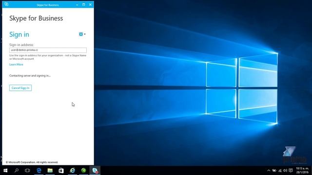 Skype for Business Primer Login смотреть онлайн