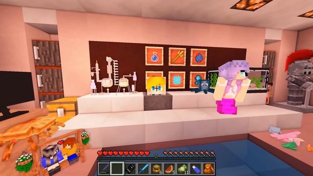 УЧИЛКА ДЕВОЧКА РУСАЛКА! ШКОЛА МОНСТРОВ МАЙНКРАФТ ~ KIDS #17 ТРОЛЛИНГ Monster School смотреть онлайн