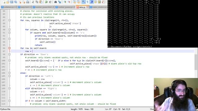 Let's Code Python: Tetris, Part 5 смотреть онлайн