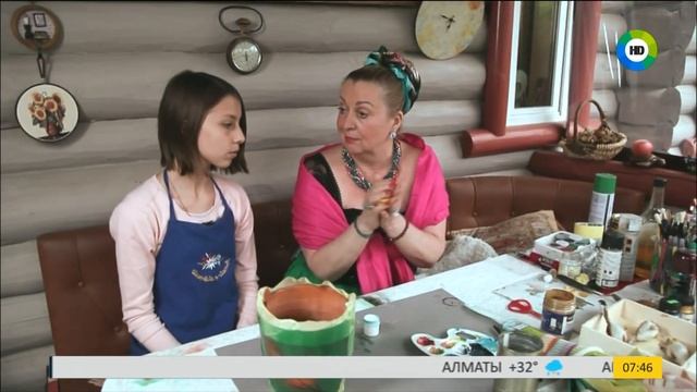Мастер-класс по декорированию цветочного горшка. смотреть онлайн