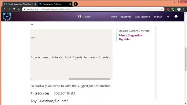 Creating a Friend Suggestion Algorithm used by Social Media companies | Shubham Gupta смотреть онлайн