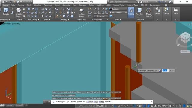 AUTODESK AUTOCAD CIVIL ENGINEERING SOFTWARE 121. Hand Rail In 3D смотреть онлайн