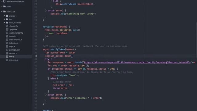 React Native Registration Part 5 - Manage User's state смотреть онлайн