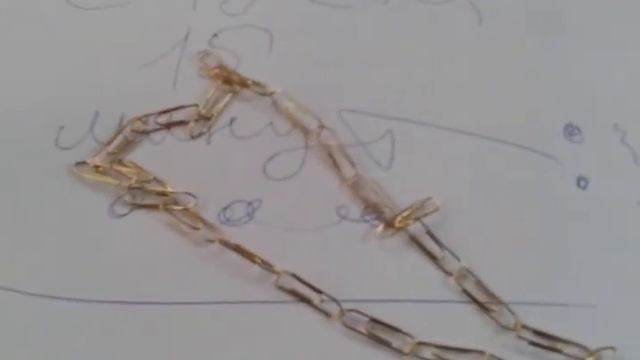 DIY Делаем цепочку и браслет из.../We make a chain of... смотреть онлайн