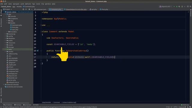 Site-wide Search with Laravel Scout смотреть онлайн