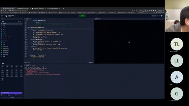CS101 Python Exceptions смотреть онлайн